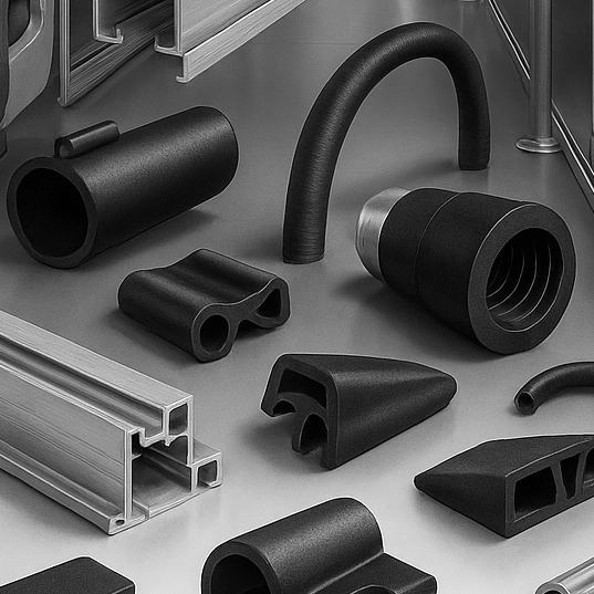 Profile Dichtungen Gummi-Metall-Teile